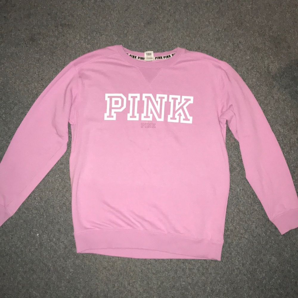 PINK crew neck sweater